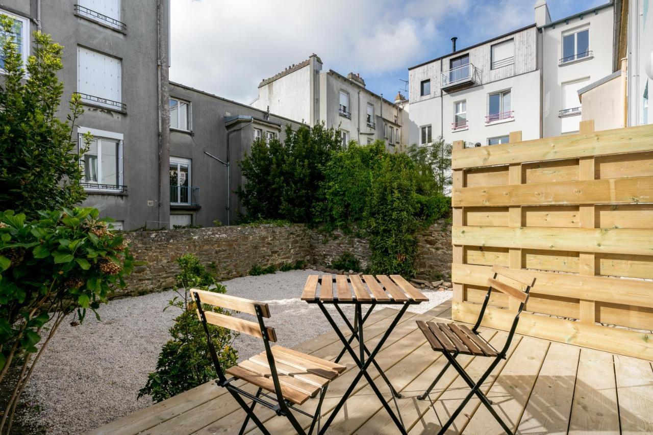 Gwer - Studio Neuf Hypercentre Terrasse Privee Apartment Brest Bagian luar foto